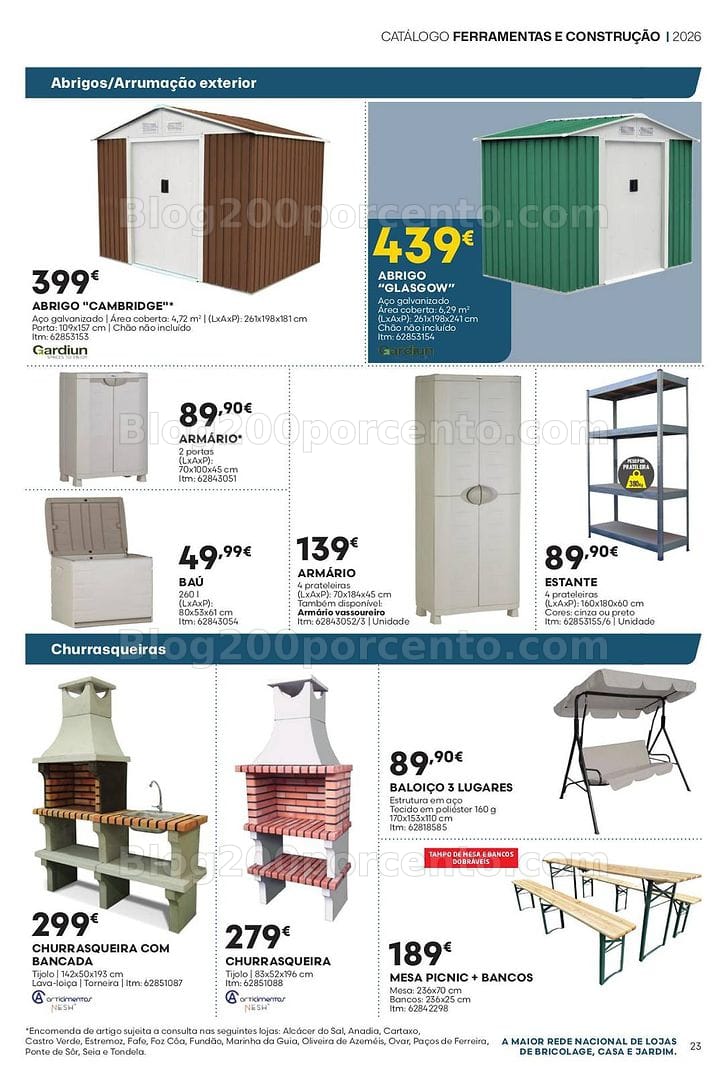 Antevisão Folheto BRICOMARCHÉ Promoções de 16 julho a 23 agosto